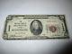 $20 1929 Monmouth Illinois Il National Currency Bank Note Bill Ch. #4400 Rare