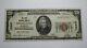 $20 1929 Moose Lake Minnesota Mn National Currency Bank Note Bill Ch #12947 Rare