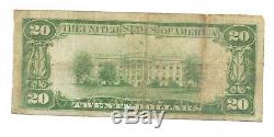 $20. 1929 NEW ROCKFORD, North Dakota National Currency Bank Note Bill Ch. #6393