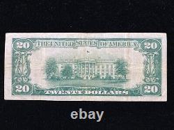 $20 1929 National Bank Note Portland OR Bill Currency Charter # 1553