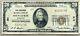 $20 1929 National Currency Milwaukee First Wisconsin National Bank Circulated