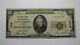 $20 1929 New Albany Indiana In National Currency Bank Note Bill Charter #775 Vf