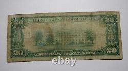 $20 1929 Newton Illinois IL National Currency Bank Note Bill Ch. #5869 RARE