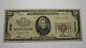 $20 1929 Norfolk Virginia Va National Currency Bank Note Bill Charter #6032 Fine