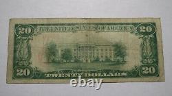 $20 1929 Norfolk Virginia VA National Currency Bank Note Bill Charter #6032 FINE