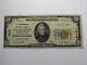 $20 1929 Northampton Massachusetts Ma National Currency Bank Note Bill 1018 Fine