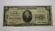 $20 1929 Norwood Ohio Oh National Currency Bank Note Bill Ch. 6322 Fine! First