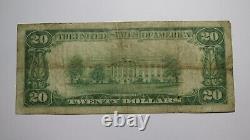$20 1929 Pekin Illinois IL National Currency Bank Note Bill Ch. #3770 Low Serial