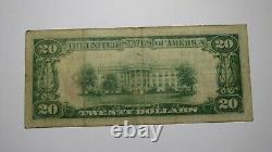 $20 1929 Pensacola Florida FL National Currency Bank Note Bill Ch. #5603 FINE