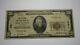 $20 1929 Pine Plains New York Ny National Currency Bank Note Bill! Ch. #981 Fine