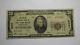 $20 1929 Pittsburgh Pennsylvania Pa National Currency Bank Note Bill Ch. #6301