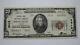$20 1929 Princeton Illinois Il National Currency Bank Note Bill Ch #2413 Xf++