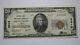 $20 1929 Princeton Illinois Il National Currency Bank Note Bill Ch. #2413 Xf++