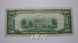 $20 1929 Princeton Illinois IL National Currency Bank Note Bill Ch #2413 XF++