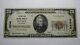 $20 1929 Pueblo Colorado Co National Currency Bank Note Bill! Charter #2546 Vf