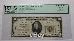 $20 1929 Reed City Michigan MI National Currency Bank Note Bill Ch. #4413 VF