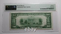 $20 1929 Reno Nevada NV National Currency Bank Note Bill Charter #7038 AU55 PMG