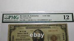 $20 1929 Richmond Kentucky KY National Currency Bank Note Bill Ch. #7653 F12 PMG