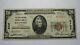 $20 1929 Roanoke Virginia Va National Currency Bank Note Bill! Ch. #2737 Vf