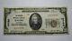 $20 1929 Rogers Arkansas Ar National Currency Bank Note Bill Ch. #10750 Vf