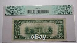 $20 1929 Saginaw Michigan MI National Currency Bank Note Bill #1918 VF PCGS