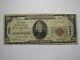 $20 1929 Saint Clairsville Ohio Oh National Currency Bank Note Bill #4993 St