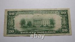$20 1929 San Francisco California CA National Currency Bank Note Bill 13044 FINE