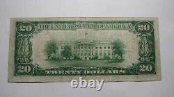 $20 1929 San Francisco California CA National Currency Bank Note Bill Ch. #13044