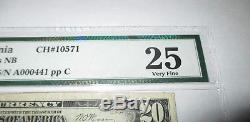 $20 1929 Santa Cruz California CA National Currency Bank Note Bill #10571 PCGS