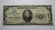 $20 1929 Saratoga Springs New York Ny National Currency Bank Note Bill #893 Vf+