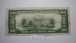 $20 1929 Selins Grove Pennsylvania PA National Currency Bank Note Bill #357 VF++