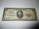 $20 1929 Sheldon Iowa Ia National Currency Bank Note Bill #7880 Fine Rare