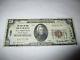 $20 1929 Slatersville Rhode Island Ri National Currency Bank Note Bill! #1035 Vf