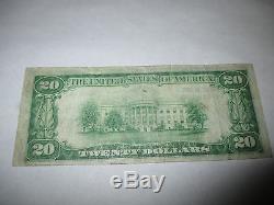 $20 1929 Slatersville Rhode Island RI National Currency Bank Note Bill! #1035 VF