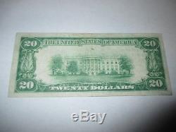 $20 1929 Souderton Pennsylvania PA National Currency Bank Note Bill #2333 VF