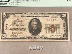 $20 1929 South Carolina Bank Of Charleston Note Pcgs Fine 15 National Currency