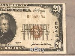 $20 1929 South Carolina Bank Of Charleston Note Pcgs Fine 15 National Currency