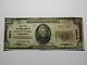$20 1929 South Fork Pennsylvania Pa National Currency Bank Note Bill #6573 Rare