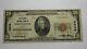 $20 1929 Springfield Illinois Il National Currency Bank Note Bill Ch. #3548 Vf