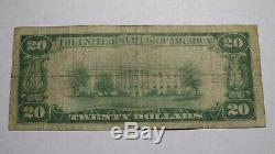 $20 1929 Springville New York NY National Currency Bank Note Bill Ch #6330 RARE
