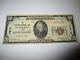 $20 1929 Stockton Kansas Ks National Currency Bank Note Bill! Ch. #7815 Vf Rare