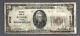$20 1929 Suffolk Virginia Va National Currency #9733 Bank Note Radar Bill
