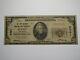 $20 1929 Summit New Jersey Nj National Currency Bank Note Bill Ch. #5061 Rare