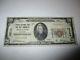$20 1929 Syracuse New York Ny National Currency Bank Note Bill! Ch. #13393 Fine