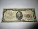 $20 1929 Tampa Florida Fl National Currency Bank Note Bill Ch. #3497 Fine Rare