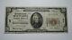 $20 1929 Terre Haute Indiana In National Currency Bank Note Bill Ch. #47 Vf