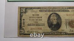 $20 1929 Tom Bean Texas TX National Currency Bank Note Bill Ch. #11019 VG8 PCGS