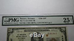 $20 1929 Tucson Arizona AZ National Currency Bank Note Bill Ch. #4287 PMG VF25