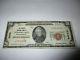 $20 1929 Turners Falls Massachusetts Ma National Currency Bank Note Bill 2058 Vf