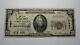 $20 1929 Union Springs Alabama Al National Currency Bank Note Bill Ch #7467 Rare